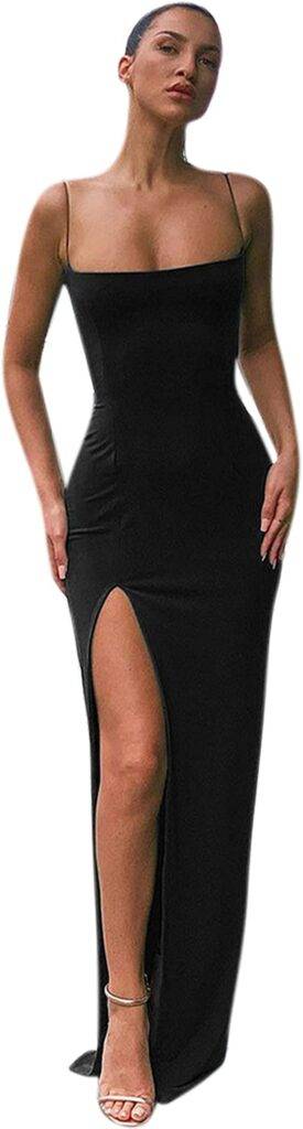 Women's Sexy Backless Christmas Maxi DRESS