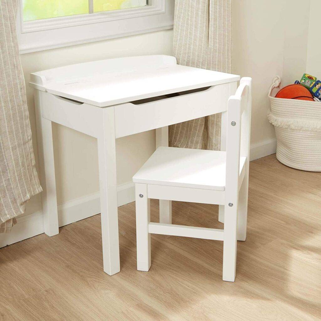  Melissa & Doug Wooden Lift-Top Desk & Chair