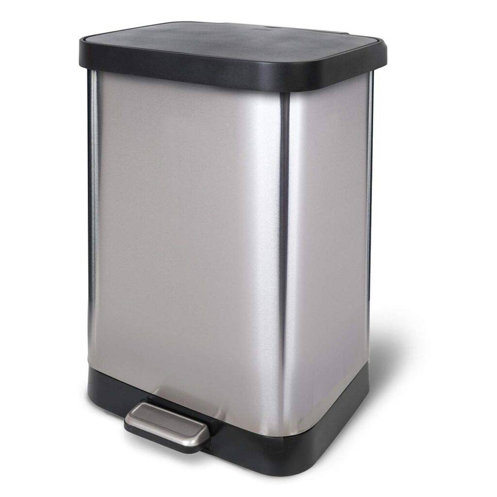 Glad GLD-74506 Stainless Steel Trash Can
