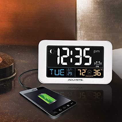 AcuRite Intelli-Time Digital Alarm Clock